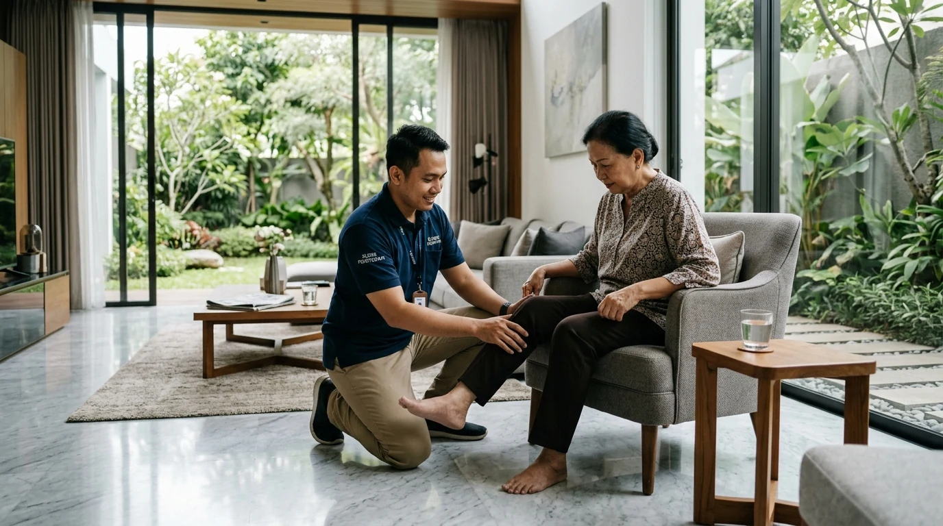 Fisioterapi Osteoporosis di Rumah Aman - Layanan Homecare Medis Joy of Care