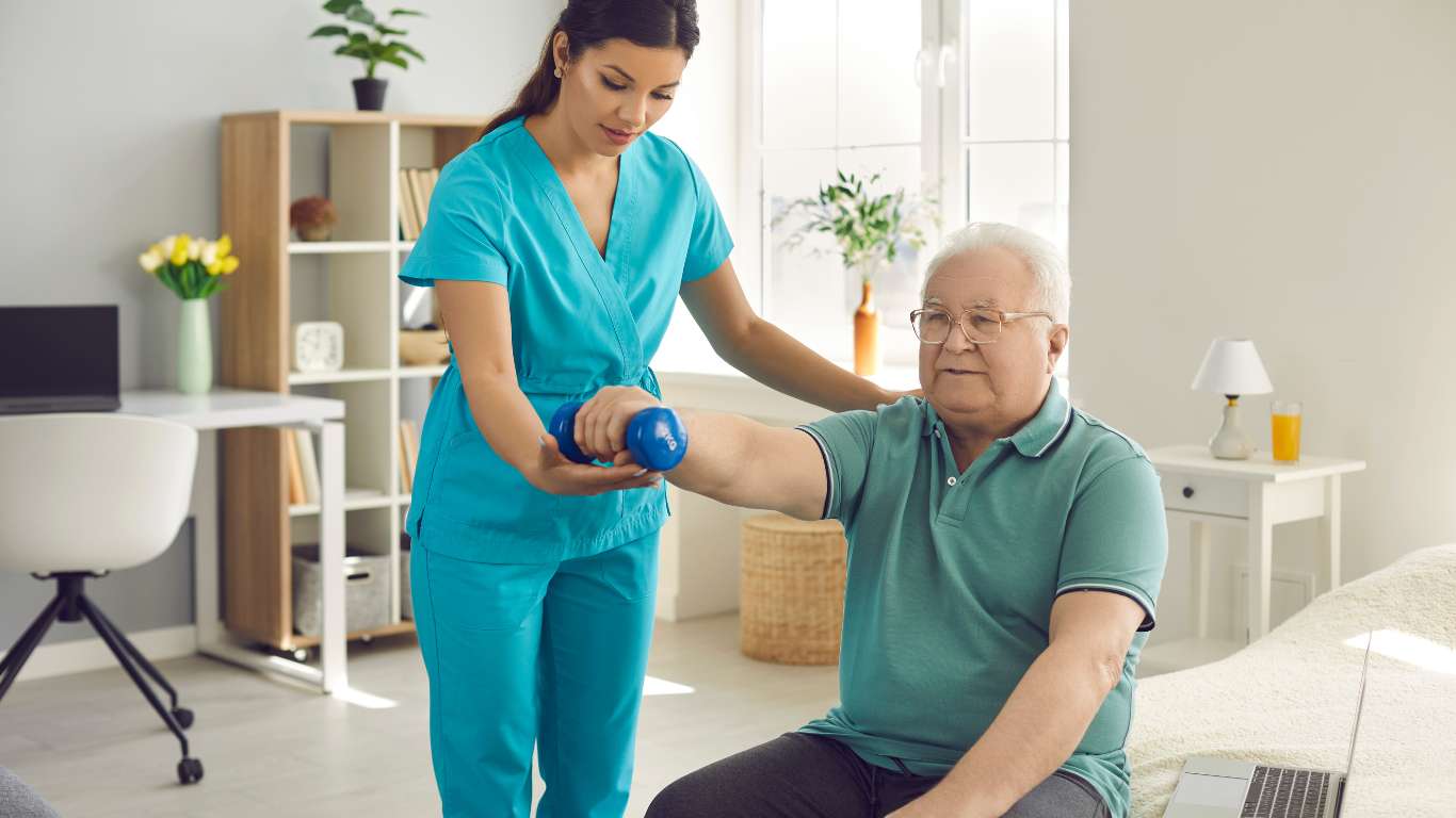 Rehabilitasi fisioterapi pasca stroke di rumah Jakarta