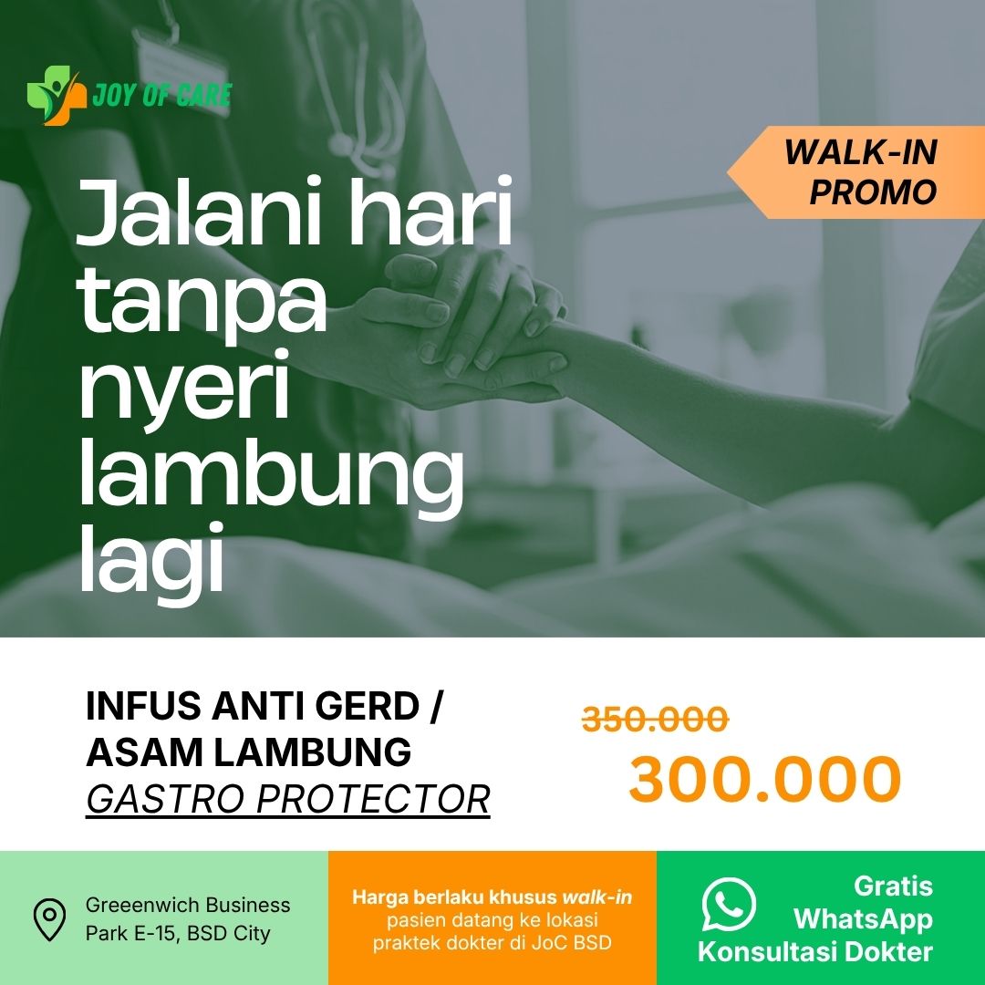 Infus Anti GERD Asam Lambung Gastro Protector Joy of Care BSD City